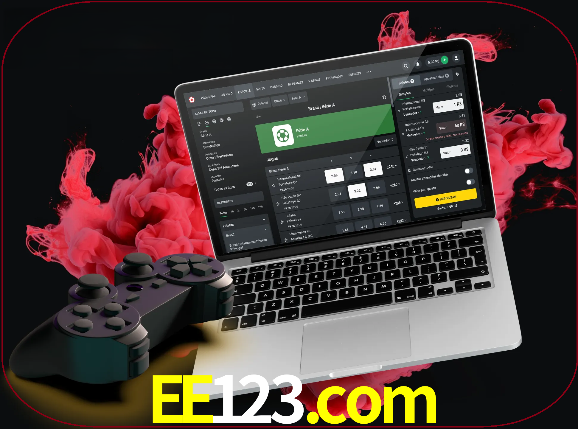 Visite a secção especial de jogos de vídeo em ee123 para descobrir em que jogos pode apostar e ganhar muito dinheiro.