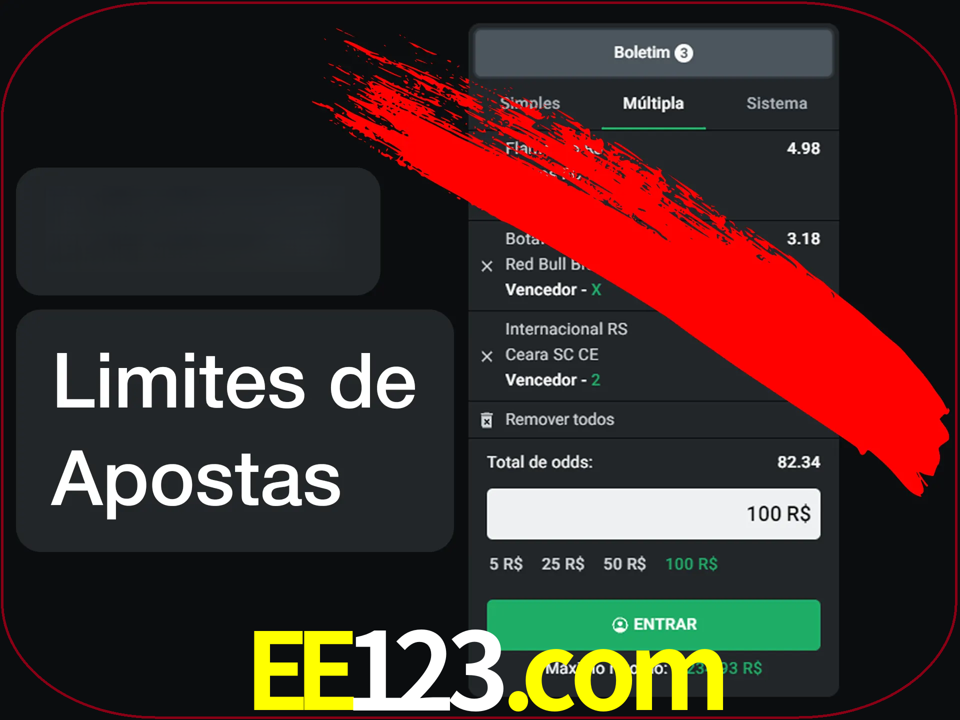 Não faça apostas loucas.
