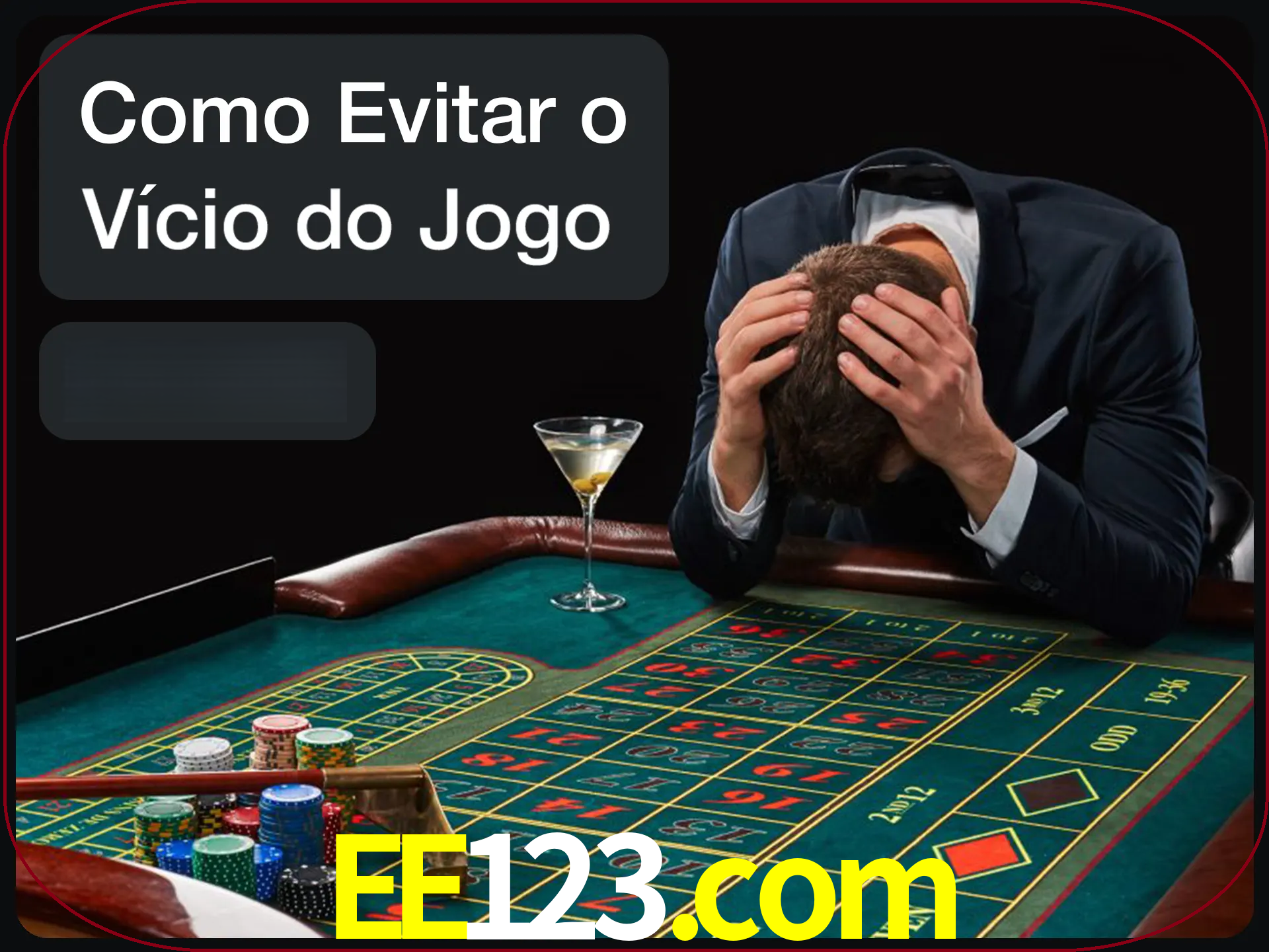 Você é responsável por cada uma de suas apostas.